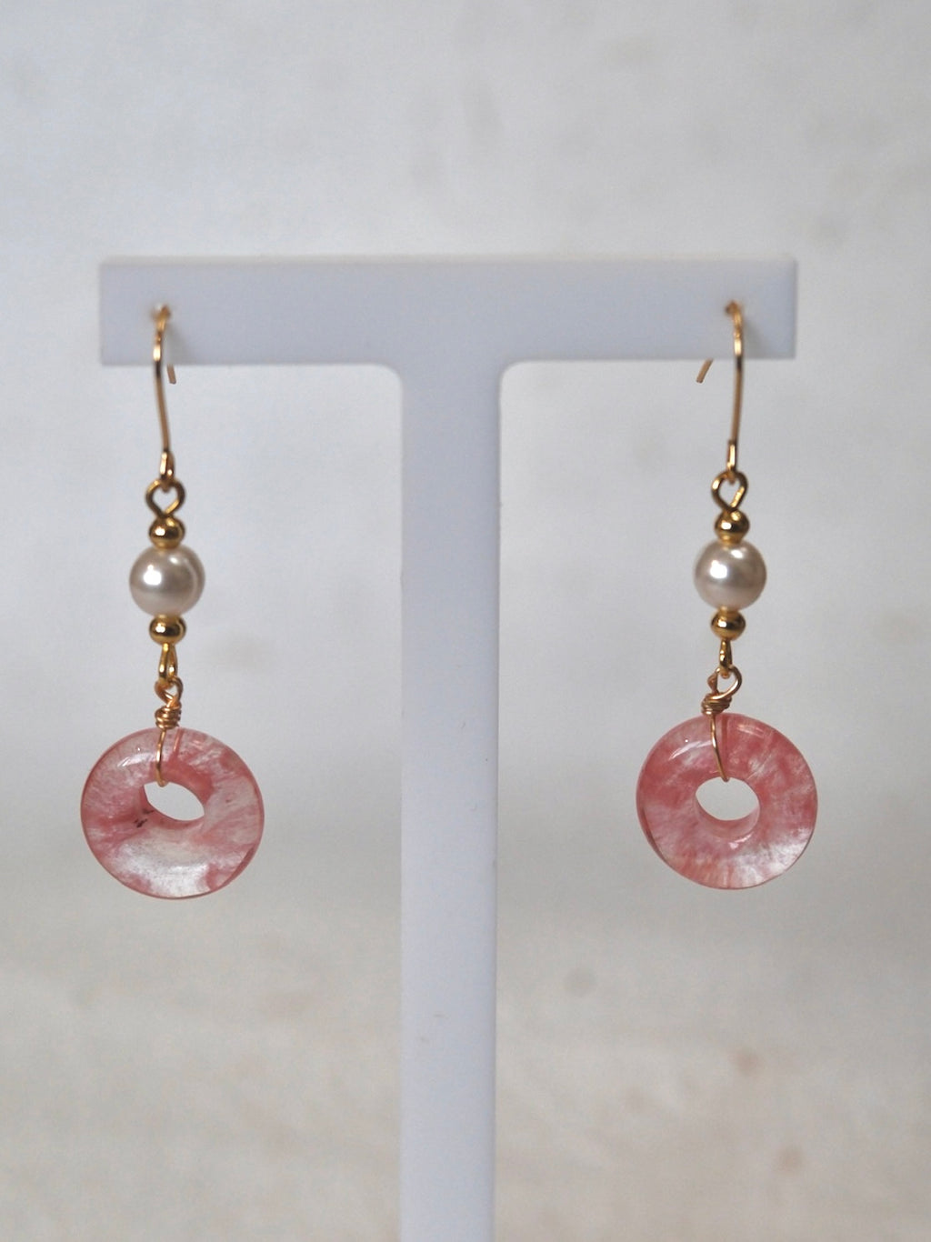 Lueur Earrings - Nanhong Agate