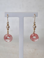 Lueur Earrings - Nanhong Agate