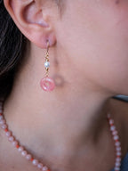 Lueur Earrings - Nanhong Agate