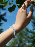 Nereid Bracelet - Aquamarine & Freshwater Pearls