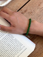 Mossa Bracelet - Green Chalcedony