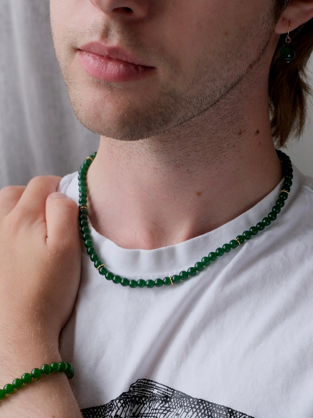 Mossa Necklace - Jade