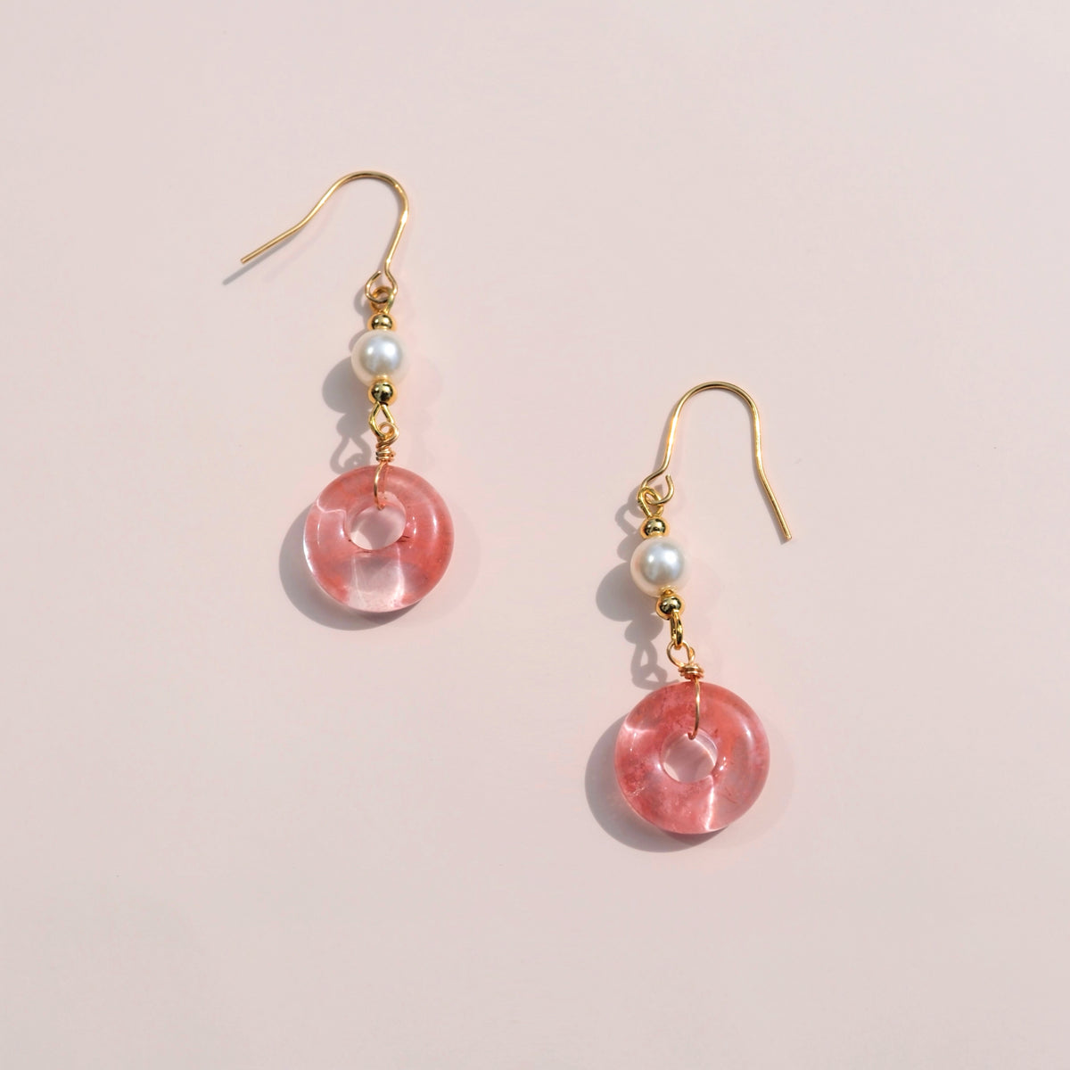 Lueur Earrings - Nanhong Agate