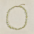 Glänta Necklace - White Quartz & Peridot