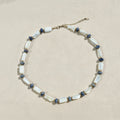 Skärgård Necklace - Blue Lace Agate & Mother of Pearl