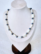 Skärgård Necklace - Blue Lace Agate & Mother of Pearl