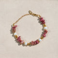 Floraison Bracelet - Rhodochrosite & Freshwater Pearl